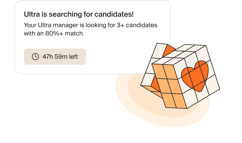 Ultra manager searching closed communities for candidates